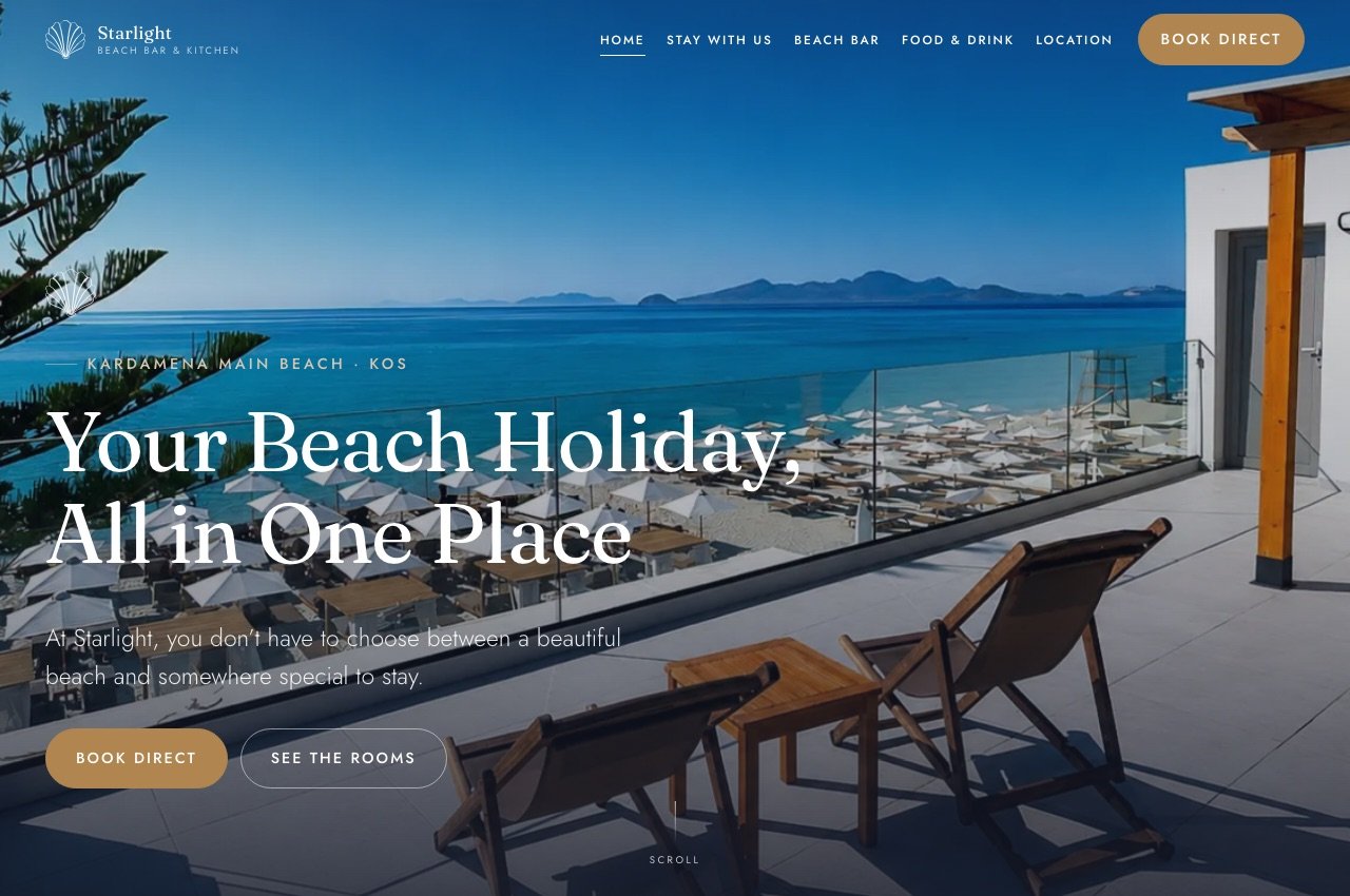 Starlight Beach Bar & Ocean View — Καρδάμαινα, Κως